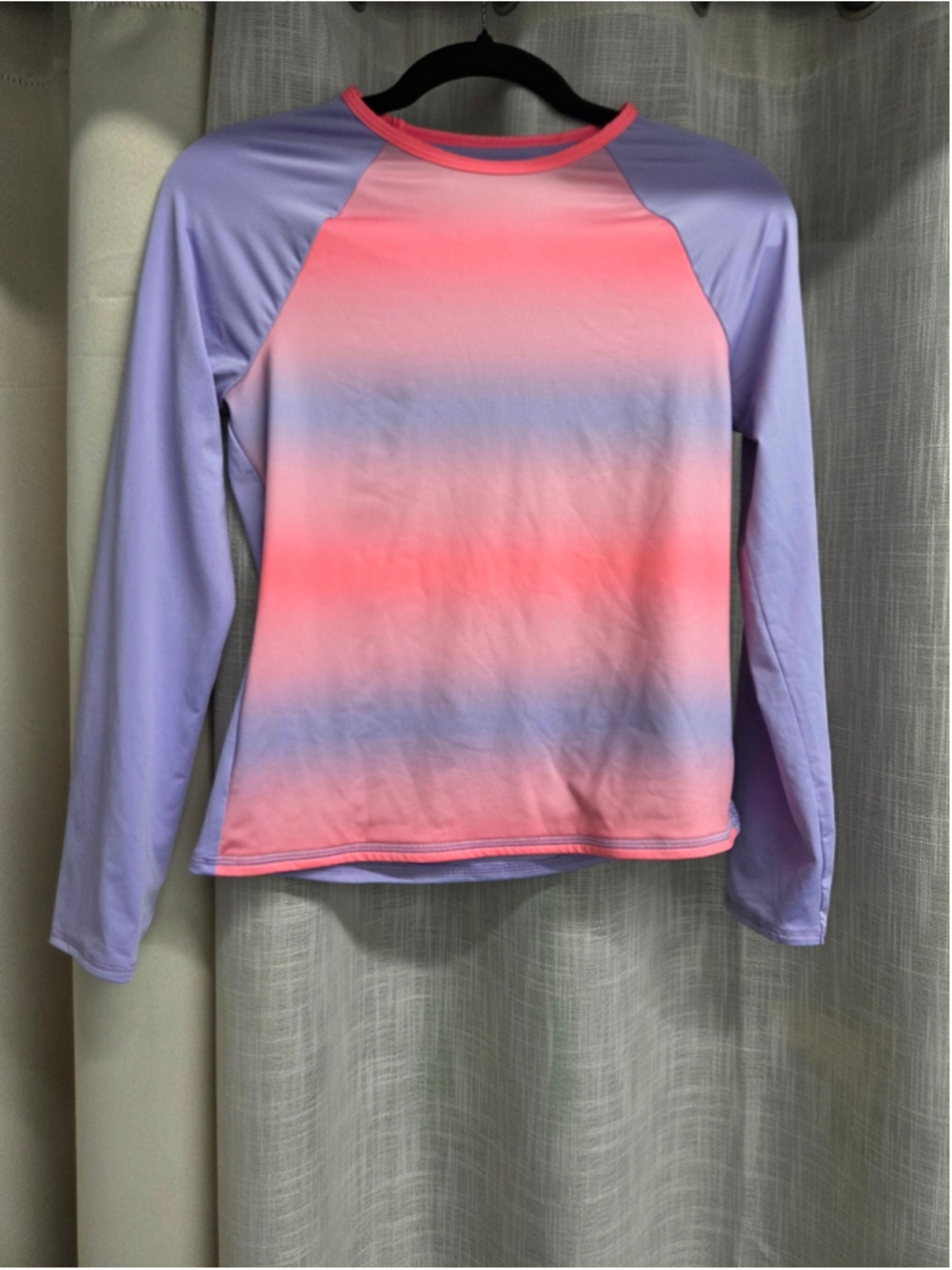 Lands' End Rash Guard Summer Swim Beach Vacation Pool Size 12